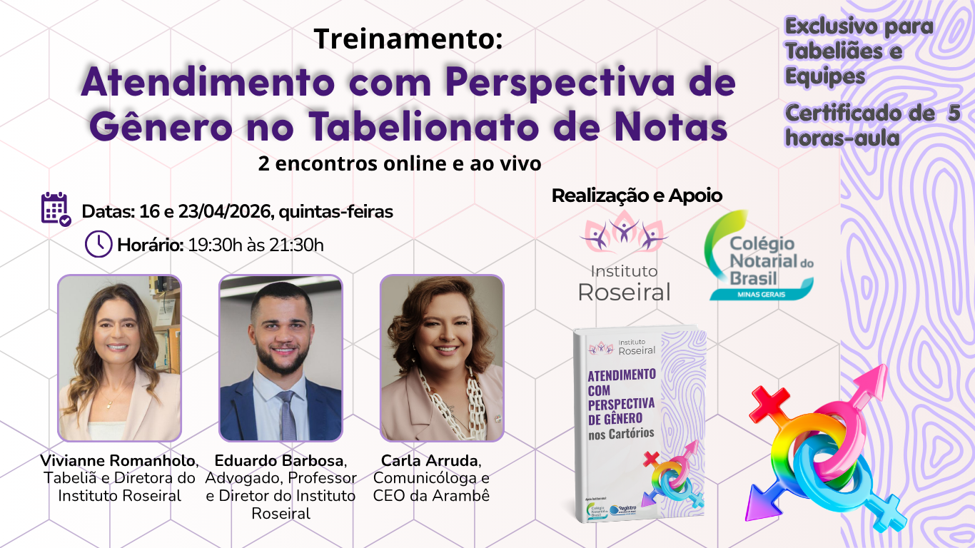 Atendimento com Perspectiva de Gênero no Tabelionato de Notas